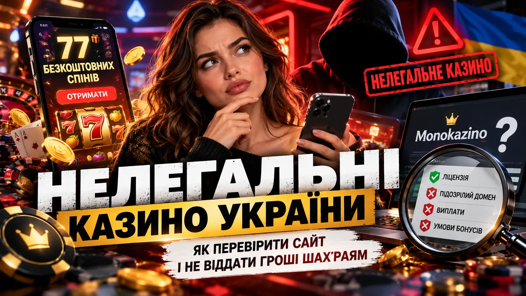 Нелегальні казино України у 2026 році: як перевірити сайт і не віддати гроші шахраям